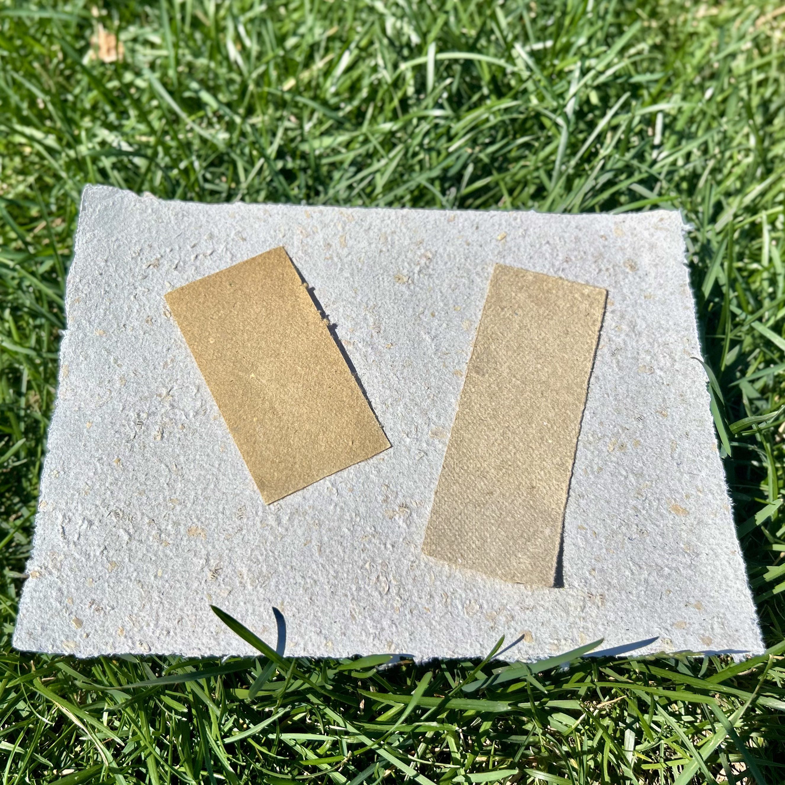 Examples of paper variation in handmade sheets